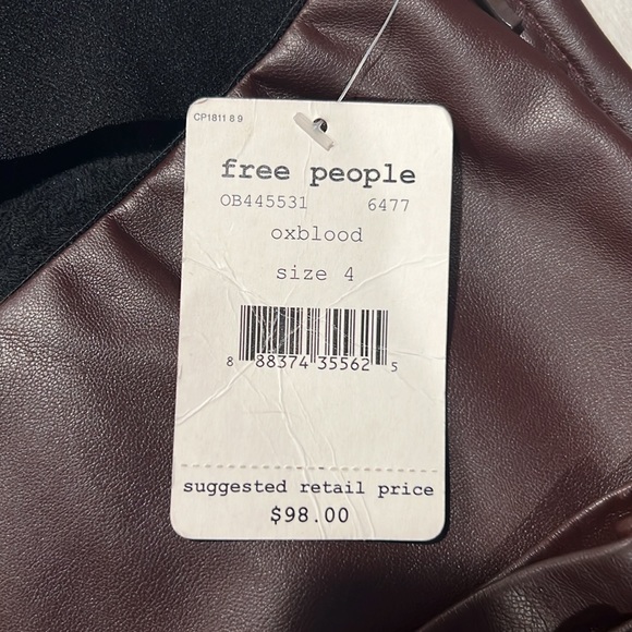 Free people faux leather pant - Picture 13 of 13